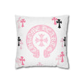 White Chrome Hearts Cross Inspired Pillowcase
