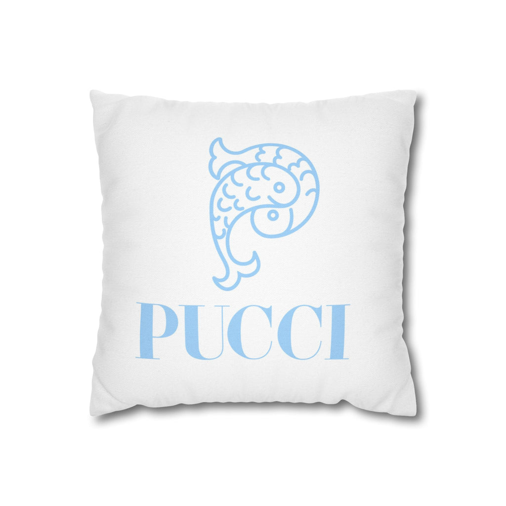 White Pucci Inspired Pillow Cover —  Occhi Collection
