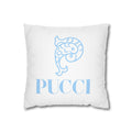 White Pucci Inspired Pillow Cover —  Occhi Collection