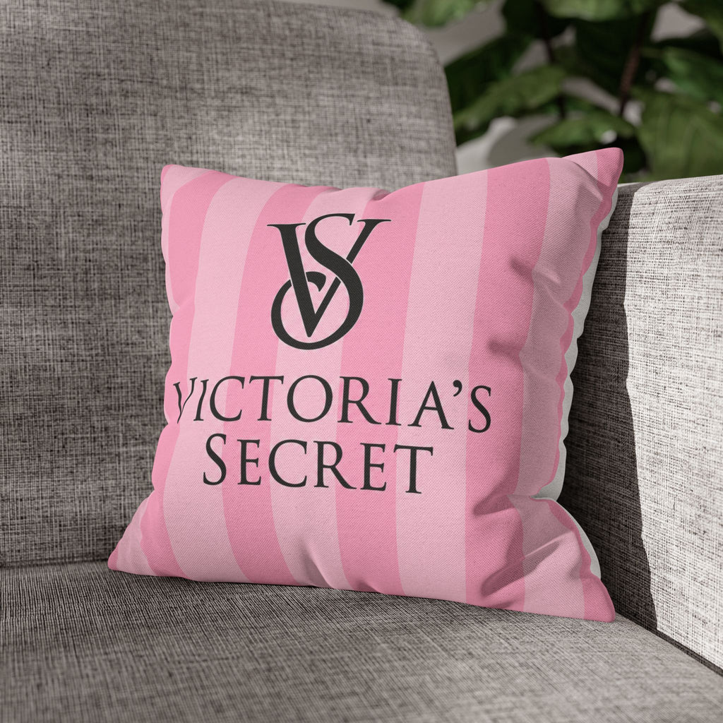 Pink 'Victoria's Secret' Inspired Pillow Cover