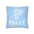 Blue Pucci Inspired Pillow Cover —  Occhi Collection