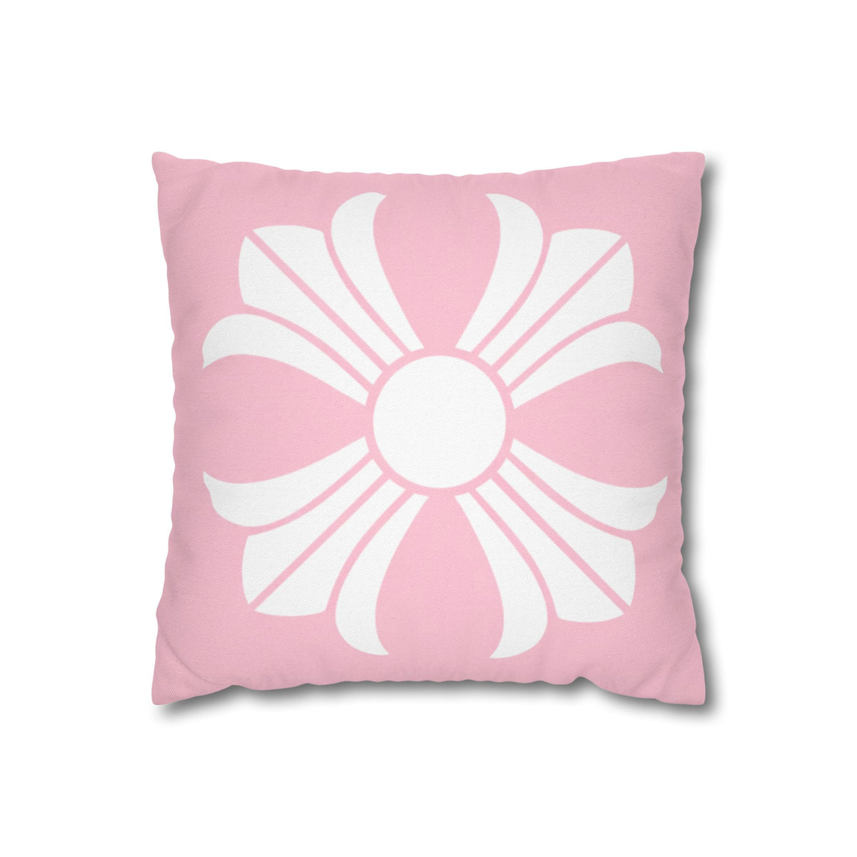 Full Pink Chrome Themed Pillow Cover - 14x14 Square Pillowcase