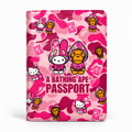 Pink Hello Camo - Passport Cover