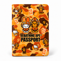 Orange Hello Camo - Passport Cover